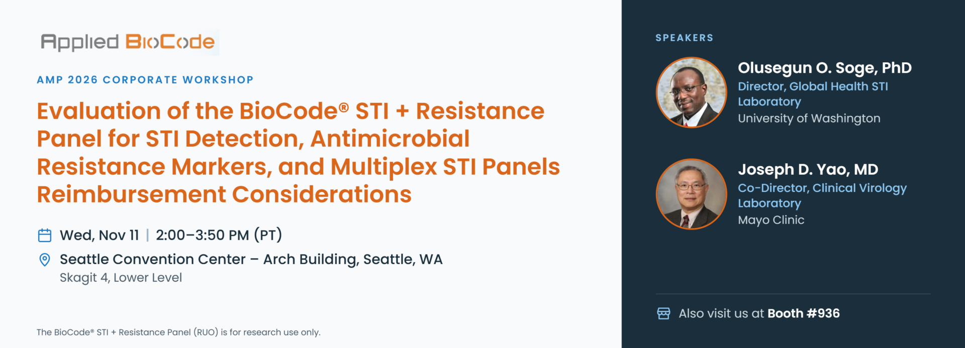 Evaluation of the BioCode&reg; STI + Resistance Panel for STI Detection, Antimicrobial Resistance Markers, and Multiplex STI Panels Reimbursement Considerations